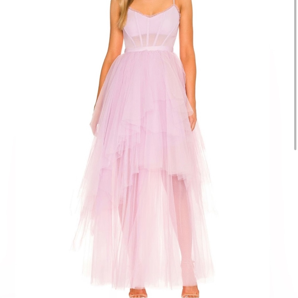 BCBG Corset Tiered Gown